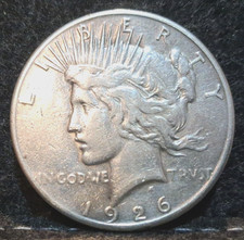 1926-S Peace Silver Dollar $1 90% Silver Coin US Mint San Francisco picture