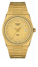 Tissot PRX Men's Gold Watch - T137.410.33.021.00 Brand New picture