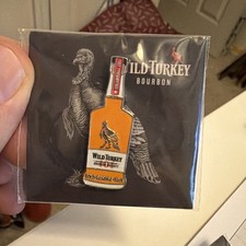 Wild Turkey 101 Bourbon Whiskey - Enamel Lapel Pin- NEW Wild Turkey Distilling picture