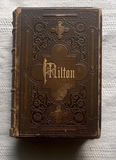 Milton’s Poetical Works Illustrated. 1855. Leather. Boston: Phillips Sampson Co picture