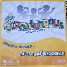 Spontuneous The Song Game Family Fun New Sealed  picture
