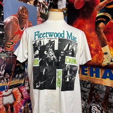 Vintage 1997 Fleetwood Mac The Dance Tour White Band Tee Rock 90s Sz XL picture