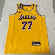 Luka Dončić #77 Men's Yellow Heat-Pressed Jersey (Sizes S-2XL) picture