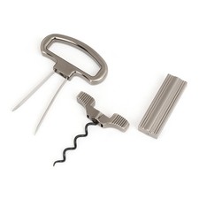 Two-Prong Cork Puller Remover Ah-So Old Wine Opener Multifunction Beer Corkscrew picture