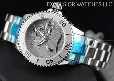 RARE Invicta Disney Women's 38mm GRAND DIVER NH35 Automatic Silver Dial SS Watch picture