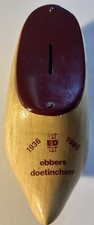 ✅Vintage Dutch🇳🇱Wooden Clog Wall hanging Bank - From Holland ebbers doetinchem picture