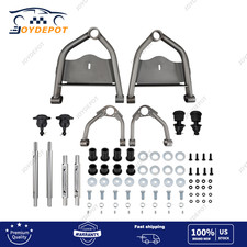 FOR 1963-87 CHEVROLET GMC C10 NARROWED AIR BAG UPPER & LOWER CONTROL ARMS 4PCS picture