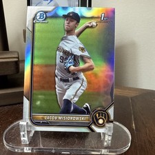 2022 Bowman Draft - Chrome Jacob Misiorowski #BDC-132 Refractor (RC) picture
