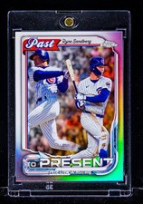 Pete Crow-Armstrong/Ryne Sandberg PAST TO PRESENT HOLO 2026 Topps Chrome Cubs picture