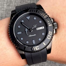 20ATM 40mm Black Dial Sapphire Glass Black PVD case NH36A Automatic Mens Watch picture