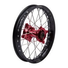 Tusk Impact Complete Rear Wheel 16 x 1.85 Black Rim/Silver Spoke/Red Hub CRF150R picture