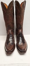 NEW Lucchese N1164 10 D Men's  Cowhide And Caiman Western Boots picture