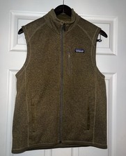 Patagonia Men’s Better Sweater Vest Medium Brown Full Zip Fleece Outdoor picture