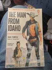 1956 THE MAN FROM IDAHO by Dan Temple VG+ 4.5 Pop Library Western Paperback picture