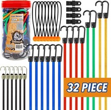 Cartman 32 Piece Bungee Cords Assortment Jar picture