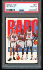 Mullin / Barkley / Robinson #544 - 1991 SkyBox TEAM USA 1 - PSA 10 picture