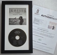 CHRIS STAPLETON SIGNED CD DISPLAY BECKETT LOA BAS COA AUTOGRAPHED GIFT PRESENT picture