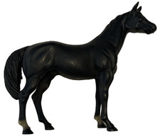 BLUE BOX-Blue Ribbon Ranch Black Quarter Horse Plastic Model Horse-10