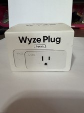 Wyze Plug WLPP1 Smart Home Wi-Fi Outlet 2 Pack - White  NEW Open box Alexa Able picture