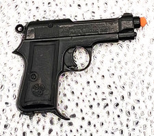 Vintage MAM Uniwerk Italy Beretta Mod 34 Miniature Toy Cap Gun 2.75