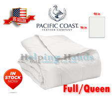 Pacific Coast Gray Duck Down 230TC White Hotel Luxury Lightweight Blanket - Full picture