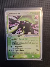 Pokémon TCG Cacturne ex 91/106 EX Emerald Holo NM W/ Swirls picture