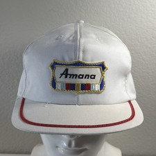 Vintage Amana Embroidered Patch Appliances Advertising Hat Paramount Cap Rare picture