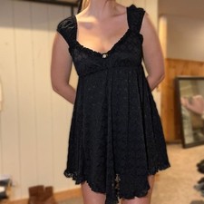 Y2K Whimsy Goth 2000s Babydoll Mini Dress picture