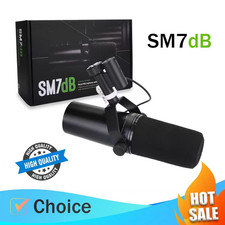 Shure SM7dB Dynamic Vocal Microphone Built-in Preamp Streaming Podcast XLR Black picture
