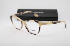 NEW BURBERRY B 2323 3501 BEIGE BLACK HAVANA AUTHENTIC EYEGLASSES 52-17 picture