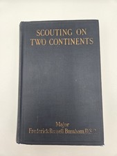 Scouting on Two Continents 1928 Major F R Burnham Doubleday Hardcover BSA picture