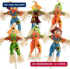 6 PCS Halloween Scarecrow Decorations, Scarecrows Fall Decor | Outdoor, Fall Har picture