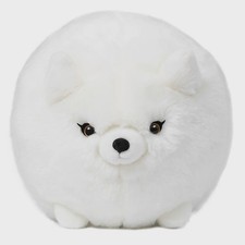 Super Cute Big Round Treasure Series Arctic Fox Plush Toy – Collectible Souvenir picture