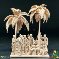 1/72 WWII Pacific Island Soldiers Resin Diorama Figure 11 Set Unpainted Model picture
