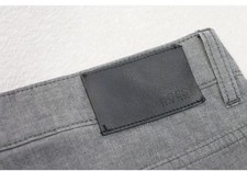 Hugo Boss Pants Mens 40x34 Grey Slim Straight Cotton Blend Excellent picture