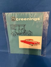 Vintage Screenings Magazine March 1955 Classic Retro Cars Art Screen Printing  picture