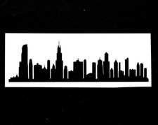 Chicago Skyline Reusable Stencil picture