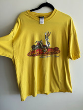 Vintage 2004 Harley-Davidson Looney Tunes Bugs Bunny Taz Graphic T-Shirt XL picture
