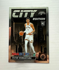 Panini 2023-24 NBA Hoops Premium Stock City Edition Victor Wembanyama RC #25 picture