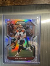 2020 Panini Prizm Joe Burrow Silver Prizm Rookie (RC) #307 Bengals 🔥📈 picture