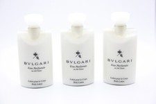 BVLGARI au thé Blanc (White Tea) Body Lotion - 2.5 Fl oz / 75mL Pack Of 3 NEW picture