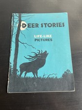 Vintage 1936 DEER STORIES Martha King Childrens Book 3D Pictures Ortho-Scope EUC picture