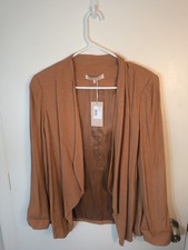 NWT Vanessa Bruno Anastasia Soft Blazer Jacket 38 US 6 Camel Veste Souple picture