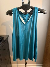 Old Navy Active Teal V-Neck Tank Size XL picture