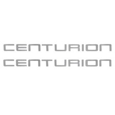 Ski Centurion Boat Raised Decal 2047-20976 | Silver Stickers (Pair) picture