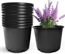 1 / 2 /3/5/7/10/15/20 Gallon Plastic Nursery Pots Garden Plant Flower Pot picture