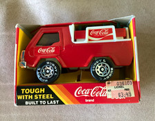Vintage 1985 Buddy L Japan Coca-Cola Delivery Truck Steel Old Stock #420 picture