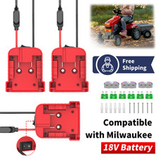 3 pcs DIY Adapter Power Wheel Compatible With Milwaukee 18V Battery Connect Dock picture