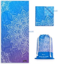 NEW OCOOPA Microfiber Beach Towel Fast Drying Oversize Ocean Sand Free Outdoor picture