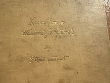 Stephen Tennant Leaves from a Missionary's Notebook HC Illus Limited Ed 1929 picture